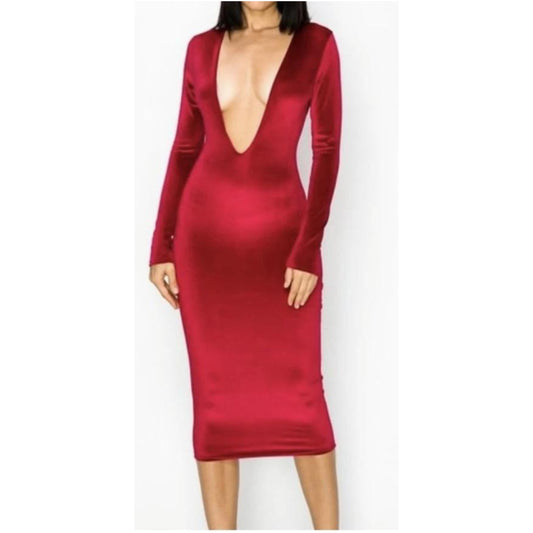 “Red Velvet Dress” 50% OFF